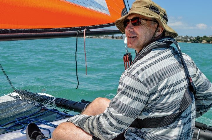 Chris Solly from Astus Boats at the Helm (Small)